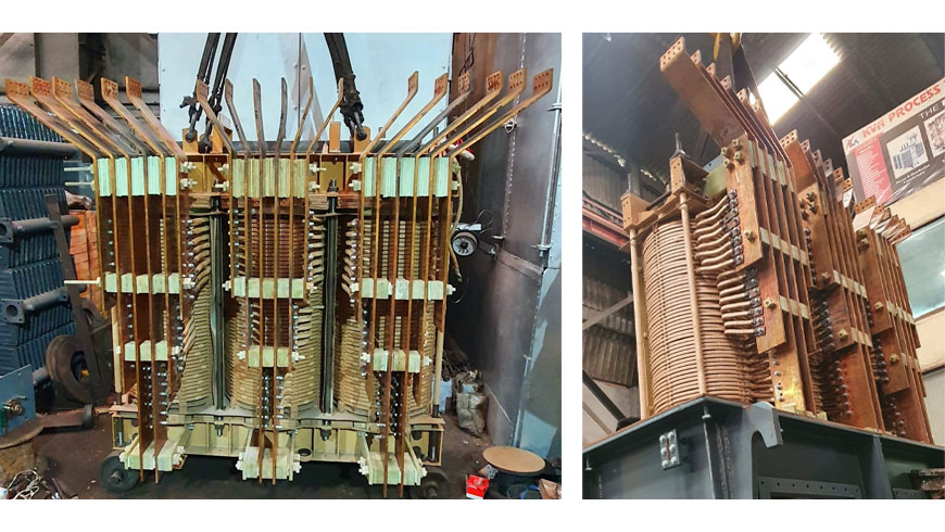 Electric furnace transformer